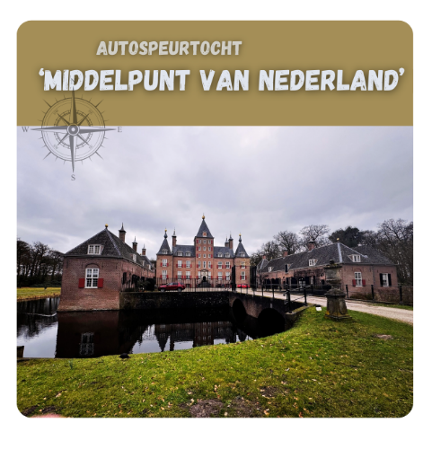 Afbeelding van Autospeurtocht 'Middelpunt van Nederland'